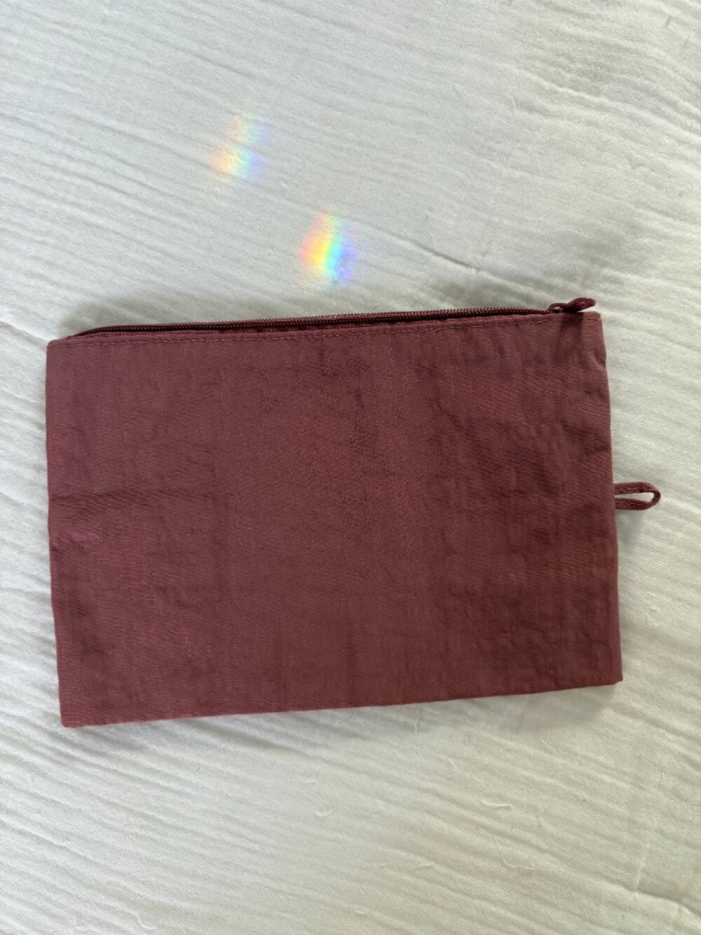 BAGGU Medium Flat Pouch - Mauve - Picture 2 of 3